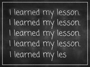 learnedlesson